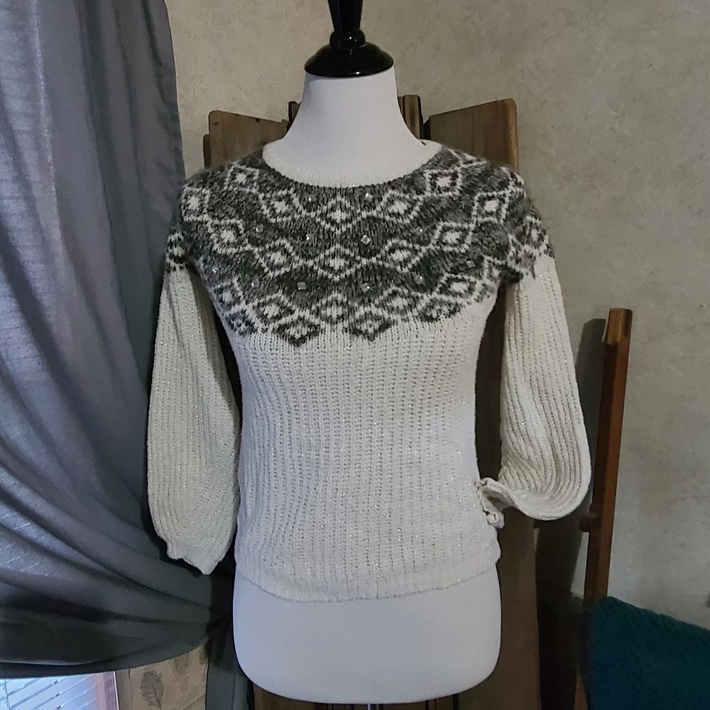 Justice sparkle sweater